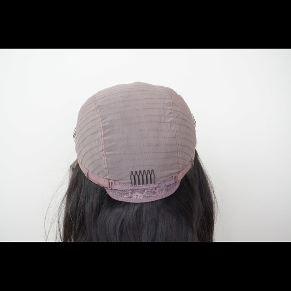 Black Deep Side Part Lace Front Bob Wig (SOLD) - Picture 5 of 5